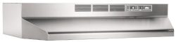 Broan 413004 ADA Capable Non-Ducted Under-Cabinet Range Hood, 30-Inch, Stainless Steel