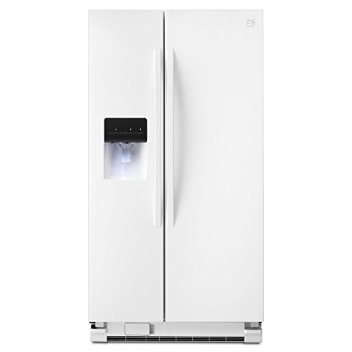 Kenmore 50022 25.4 cu. ft. Side-by-Side Refrigerator in White, includes delivery and hookup (Ava ...
