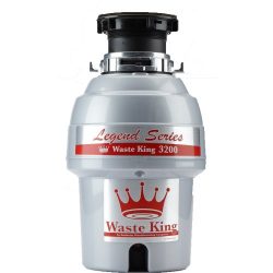 Waste King Legend Series 3/4 HP Continuous Feed Garbage Disposal with Power Cord – (L-3200)