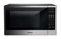 Panasonic NN-SU696S Countertop Microwave Oven with Genius Cooking Sensor and Popcorn Button, 1.3 ...