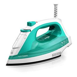 BLACK+DECKER Light ‘N Easy Compact Steam Iron, Turquoise, IR1010