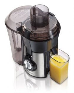 Hamilton Beach Juice Extractor, Big Mouth, Metallic (67608A)