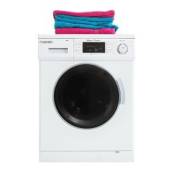 All in one Front Load 1.6 Cu.ft. New Compact Combo Washer Dryer SK 4400 CV White with Optional V ...