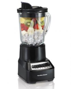 Hamilton Beach Wave Crusher Multi-Function Blender with 14 Speeds & 40 oz Glass Jar, Black ( ...