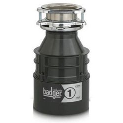 InSinkErator Badger 1 Garbage Disposal, 1/3 HP Food Waste Disposal Unit