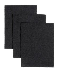 Broan BP58 Non-Ducted Charcoal Replacement Filter Pads for Range Hood, 7-3/4 by 10-1/2-Inch, 3-Pack