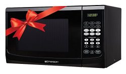 Emerson 0.9 CU. FT. 900 Watt, Touch Control, Black Microwave Oven, MW9255B