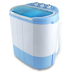 Electric Portable Washing Machine & Spin Dryer Compact Durable Design To Wash All your Laund ...