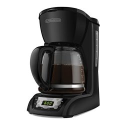 BLACK+DECKER 12-Cup Programmable Coffeemaker, Black, DLX1050B