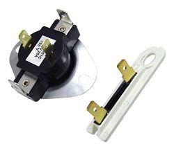 Edgewater Parts 3387134 & 3392519 Cycling Thermostat & Thermal Fuse for Whirlpool &  ...