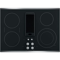 GE Profile Series 30″ Downdraft Electric Cooktop with Stainless Steel Trim PP9830SJSS