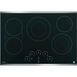 GE Profile 30″ Built-In Touch Control Electric Cooktop with Stainless Steel Trim PP9030SJSS