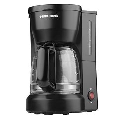 BLACK+DECKER 5-Cup Coffeemaker, Black, DCM600B