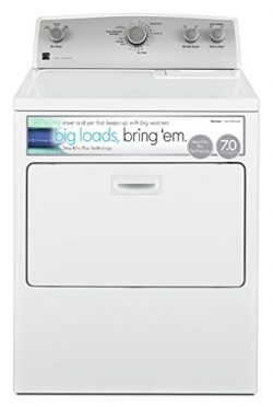 Kenmore 65132 7.0 cu. ft. Electric Dryer with SmartDry Plus Technology in White, includes delive ...