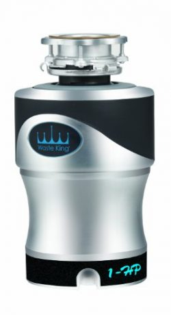 Waste King 1.0 Horsepower Garbage Disposal with Exclusive Silencer Technology, A1SPC Knight