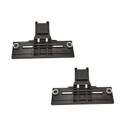 (2 PACK) W10350376 Upper Rack Adjuster for Whirlpool, KitchenAid Dishwasher