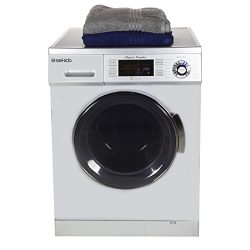 All in one Front Load 1.6 Cu.ft. New Compact Combo Washer Dryer SK 4400 CV Silver with Optional  ...