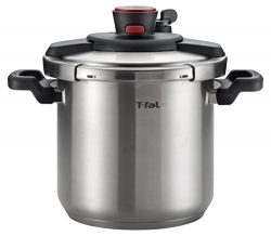 T-fal P45009 Clipso Stainless Steel Dishwasher Safe PTFE PFOA and Cadmium Free 12-PSI Pressure C ...