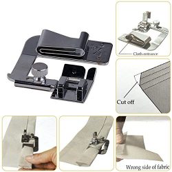 UltimaFio(TM) 3Pcs Domestic Hemming Cloth Strip Presser Foot Sewing Machine Parts Hemmer Foot Ro ...