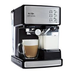 Mr. Coffee Cafe Barista Espresso and Cappuccino Maker, Silver