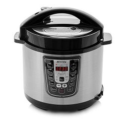 6.3 Quart Pressure Cooker by BESTEK, Programmable Electric Multi-Use Stainless Steel
