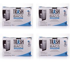 BestAir Trash Compactor Bags(16” D. x 9” W. x 17” H,pack of 12) (4 pack)