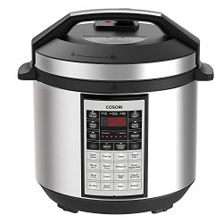 COSORI 6 Qt Premium 8-in-1 Programmable Multi-Cooker (Pressure Cooker, Rice Cooker, Steamer, War ...