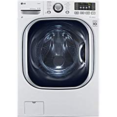 LG WM3997HWA Ventless 4.3 Cu. Ft. Capacity Steam Washer/Dryer Combination with TurboWash, TrueBa ...