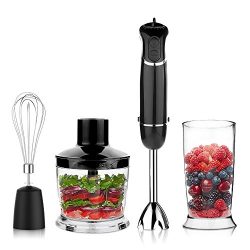 OXA Powerful 4-in-1 Hand Blender, 300 W – Black