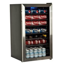 EdgeStar BWC120SSLT 103 Can and 5 Bottle Freestanding Ultra Low Temp Beverage Cooler