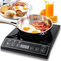 Secura 9100MC 1800W Portable Induction Cooktop Countertop Burner, Black