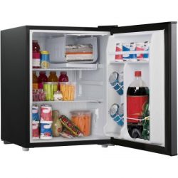 2.7 cubic foot stainless look compact dorm refrigerator