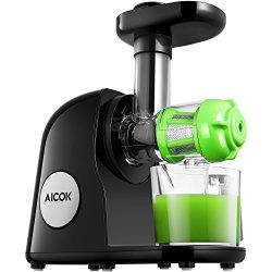 Aicok Juicer Slow Masticating Juicer Extractor, Cold Press Juicer Machine, Quiet Motor and Rever ...