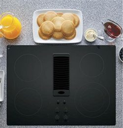 GE Profile 30″ Downdraft Electric Cooktop PP9830DJBB