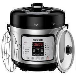 COSORI 7-in-1 Multifunctional Programmable Pressure Cooker, Rice Cooker, Slow Cooker with Glass  ...