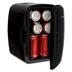 Magnasonic Portable 8 Can Mini Fridge Cooler & Warmer, 5L Capacity, Fully Insulated, Thermoe ...