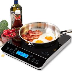 Duxtop LCD 1800-Watt Portable Induction Cooktop Countertop Burner 9600LS