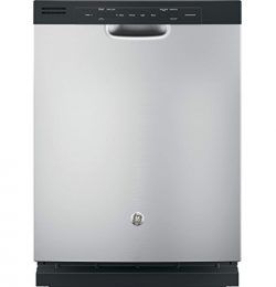 GE GDF510PMJSA 24″ Built In Full Console Dishwasher with 4 Wash Cycles, in Silver