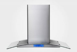 30″ Stainless Steel Tempered Glass LCD Display Lighted Touch Control Panel Island Mount Ki ...