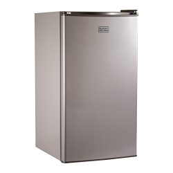 BLACK+DECKER BCRK32V Compact Refrigerator Energy Star Single Door Mini Fridge with Freezer, 3.2  ...