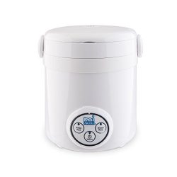 Aroma Housewares Mi 3-Cup (Cooked) (1.5-Cup UNCOOKED) Digital Cool Touch Mini Rice Cooker