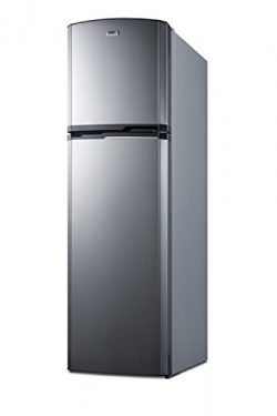 Summit FF948SS 8.8 cu.ft. Frost-Free Refrigerator-Freezer In Slim 22” Width For Small Kitchens,  ...