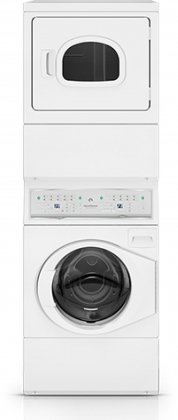 Speed Queen ATEE9AGP Electric Stacked Washer/Dryer with 9 Washer Cycles 7 Dryer Cycles 4 Tempera ...