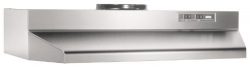 Broan 423004 ADA Capable Under-Cabinet Range Hood, 190 CFM 30-Inch, Stainless Steel