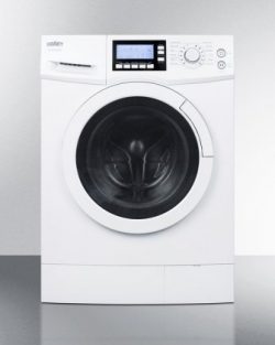 Summit SPWD2200 2.0 cu.ft. 15 lbs Capacity 24″ Front Load Non-Vented Wide Washer/Dryer Com ...