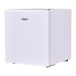 Costway Compact Single Reversible Dorr Stainless Steel Refrigerator and Freezer Cooler Fridge,1. ...