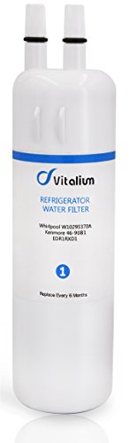 Vitalium W10295370A W10295370 Refrigerator Water Filter 1 EDR1RXD1 P4RFWB Kenmore 46-9930 Kenmor ...