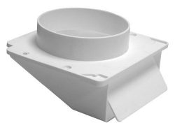 Lambro 153W White Plastic Under Eave Vent, 3-Inch by Lambro