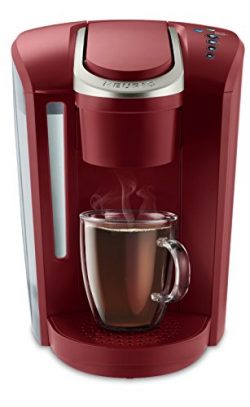 Keurig K-Select Coffee Maker, Single-Serve K-Cup Pod Coffee Machine, Vintage Red