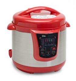 Elite Platinum 8 Quart 14-in-1 Multi-Use Programmable Pressure Cooker, Slow Cooker, Rice Cooker, ...